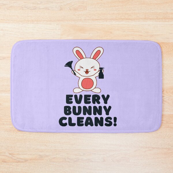 Item preview, Every Bunny Cleans Easter Rabbit Funny Cleaning Lady Janitor designed and sold by SavvyCleaner.