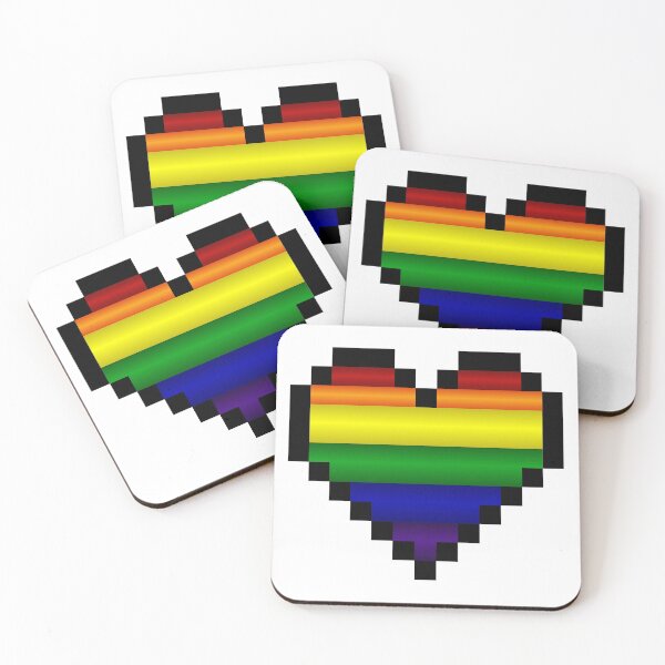 Item preview, Rainbow Pride Heart #1 designed and sold by NovotnyDesigns.
