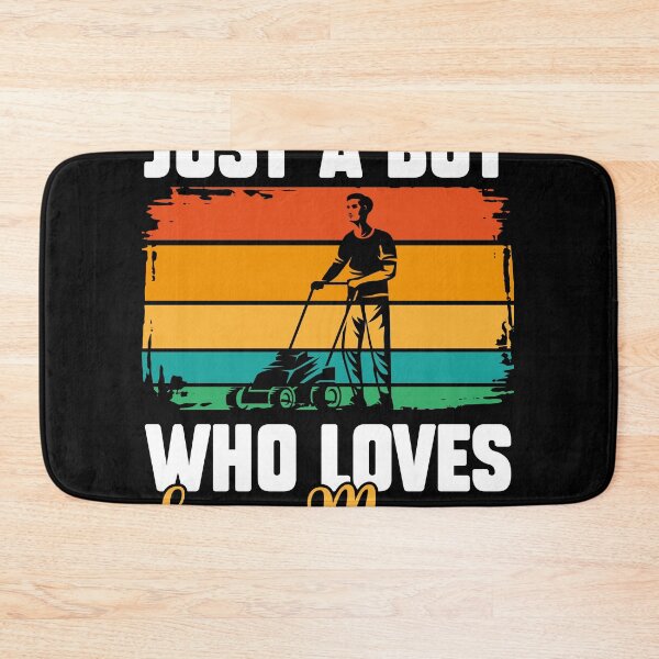 Item preview, Just A Boy Who Loves Lawn Mowers Funny Lawn Mowing designed and sold by MakeGoodChoices.