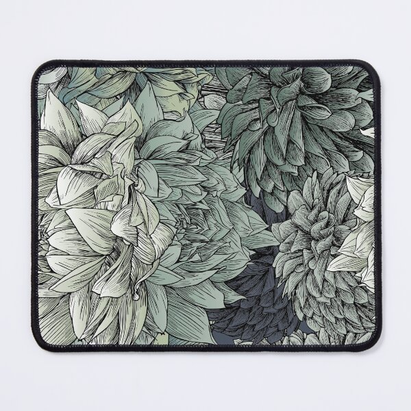 Item preview, Dahlias in Green designed and sold by KareliKairos.