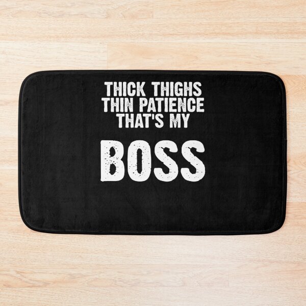 Item preview, Thick Thighs Humor For A Sarcastic Authoritarian Bossy Lover designed and sold by Nessshirts.