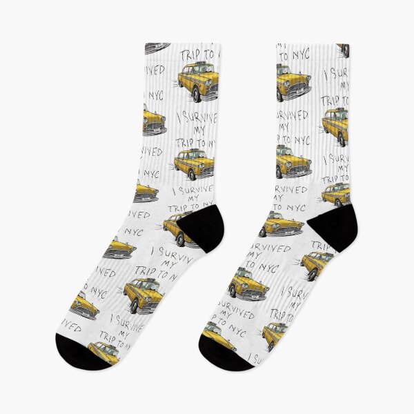 Item preview, i survived my trip to nyc (Taxi) designed and sold by MusicSkateboard.