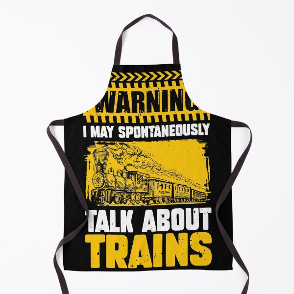 Item preview, Warning I May Spontaneously Talk About Trains designed and sold by MakeGoodChoices.
