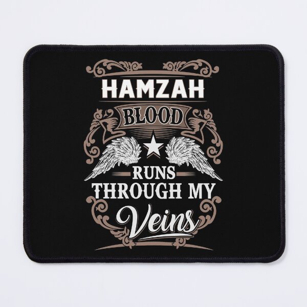 Item preview, Hamzah Name T Shirt - Hamzah Blood Runs Through My Veins Gift Item Tee designed and sold by sallyanney.