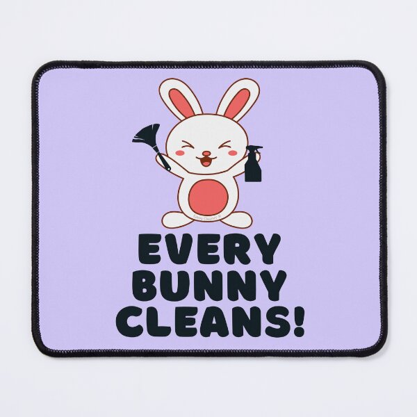 Item preview, Every Bunny Cleans Easter Rabbit Funny Cleaning Lady Janitor designed and sold by SavvyCleaner.
