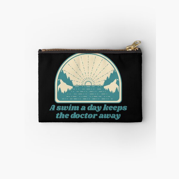 Item preview, A swim a day keeps the doctor away - Wild Swimming Tees designed and sold by WildSwimming.