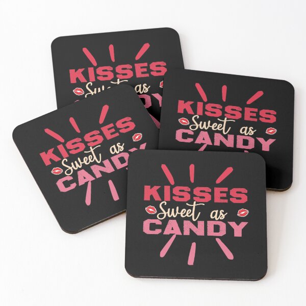Item preview, Funny kisses sweet as candy  For valentine's Day designed and sold by OMCreative.