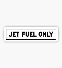 JET FUEL ONLY - Aviation Warning Label Sticker