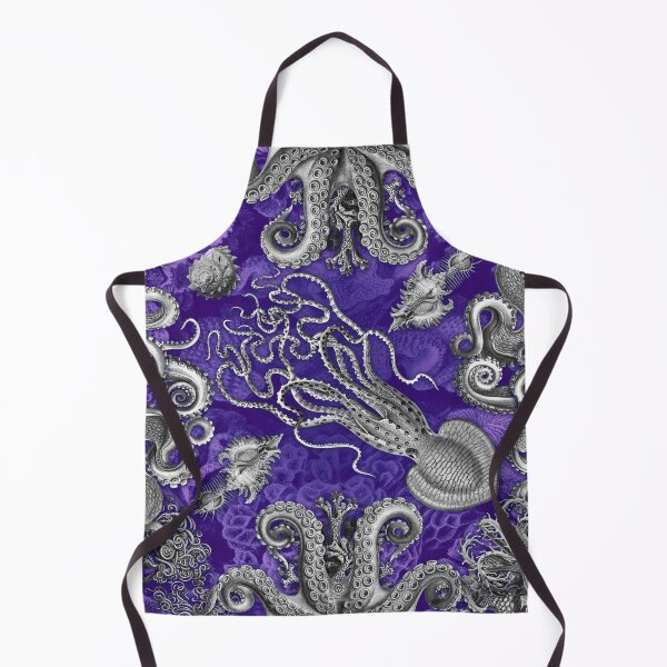 Item preview, Octopus Squid Kraken Art Tentacles Seashell Deep Sea Ocean Creatures Lover (Purple, Alt) designed and sold by Mechanical Whispers.