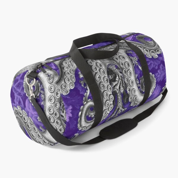 Item preview, Octopus Squid Kraken Art Tentacles Seashell Deep Sea Ocean Creatures Lover (Purple) designed and sold by Mechanical Whispers.