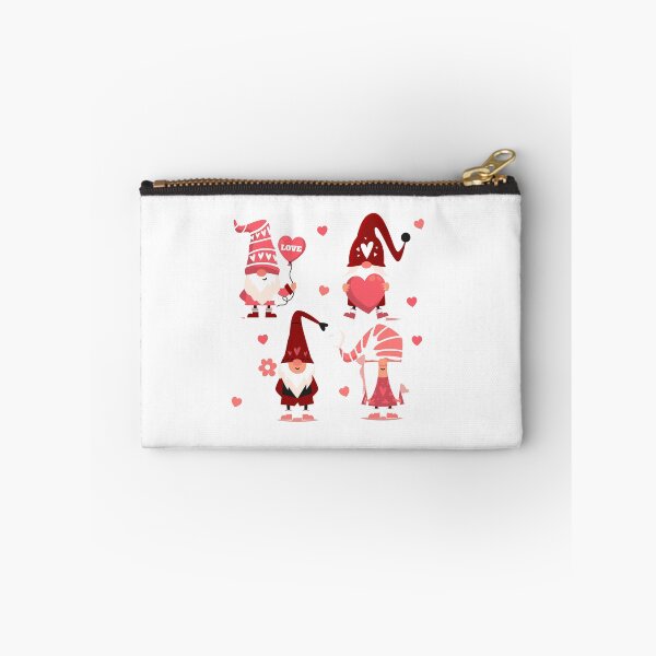 Item preview, Pink Valentine Gnome With Hearts Clipart  designed and sold by bsrishika.