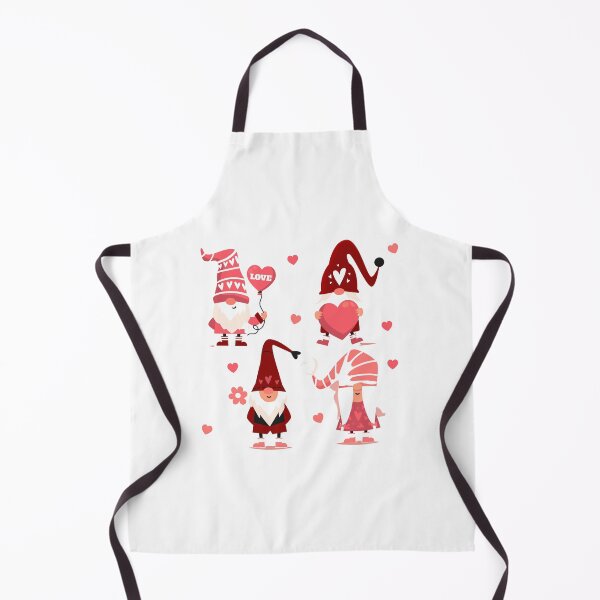 Item preview, Pink Valentine Gnome With Hearts Clipart designed and sold by bsrishika.