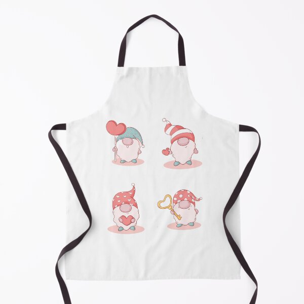 Item preview, Pink Valentine Gnome With Hearts Clipart designed and sold by bsrishika.