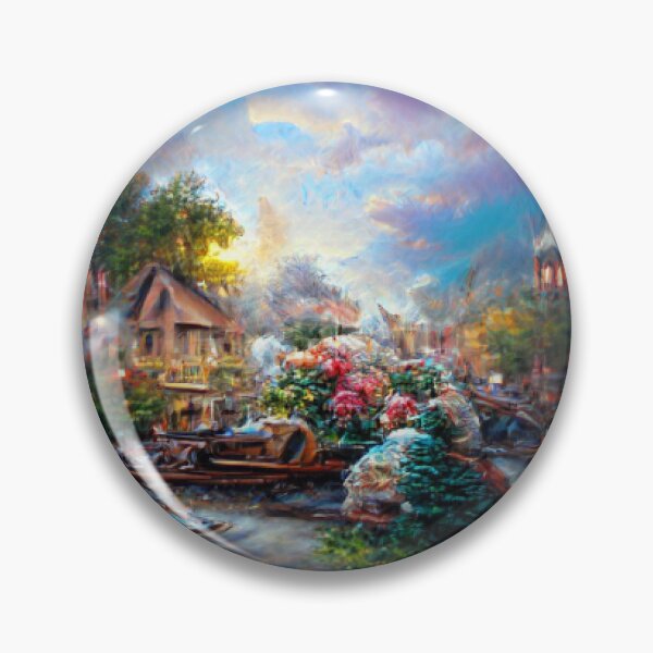 Item preview, House surrounded by trees Painting Art Work. designed and sold by Sloyar.