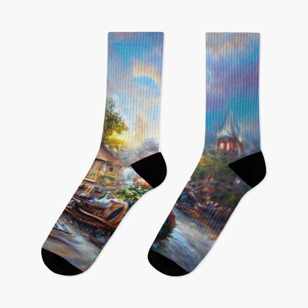 Item preview, House surrounded by trees Painting Art Work. designed and sold by Sloyar.