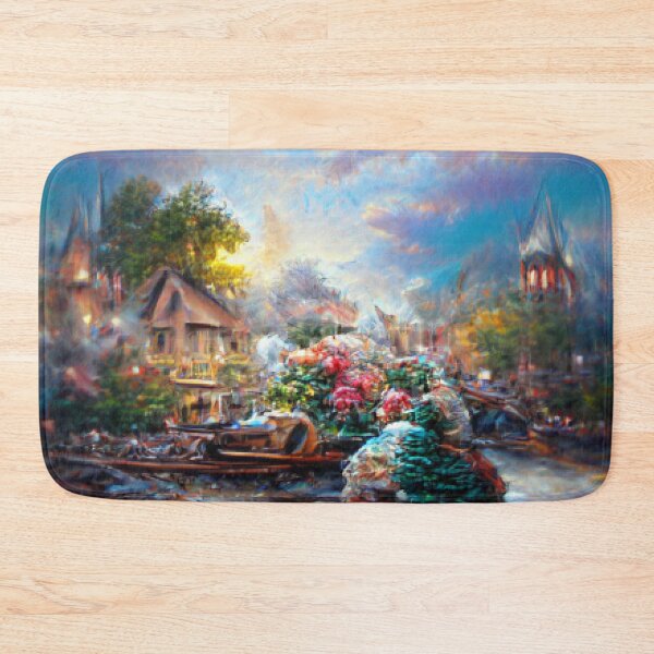 Item preview, House surrounded by trees Painting Art Work. designed and sold by Sloyar.