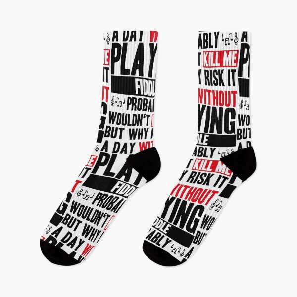 Item preview, A day without playing fiddle funny quote designed and sold by JakubkoJunak.