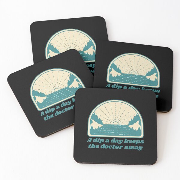 Item preview,  A dip a day keeps the doctor away - Wild Swimming Tees designed and sold by WildSwimming.