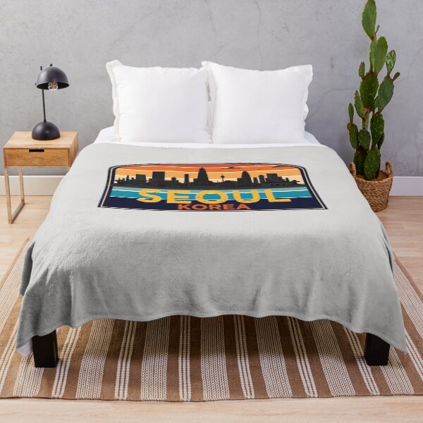 Item preview, Korea Seoul Skyline Sunset designed and sold by JooArtPrints ★★★★★.