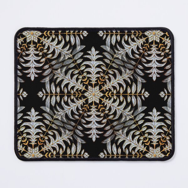 004_snowflake_gold_9000_psp-tiling Mouse Pad