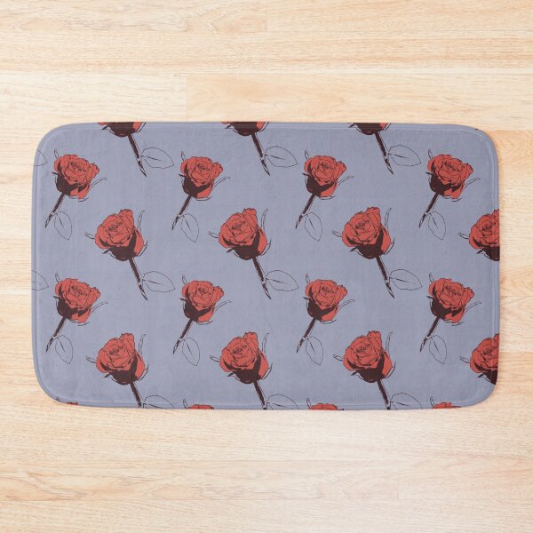 Item preview, Vintage Red Rose Floral Flowers Pattern designed and sold by Itaya Art.