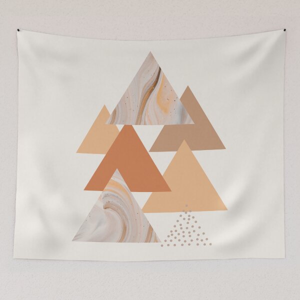 Item preview, Geometric Marble Triangles designed and sold by cerenalkan.