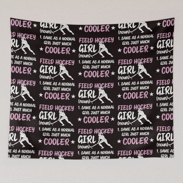 Item preview, Funny Field Hockey Girl Same As a Normal Girl Just Cooler designed and sold by MagicSD Designs.