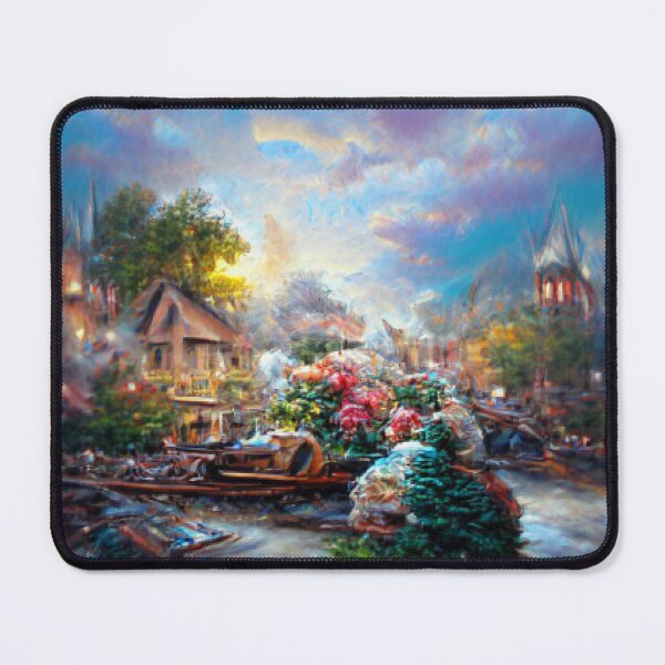 Item preview, House surrounded by trees Painting Art Work. designed and sold by Sloyar.
