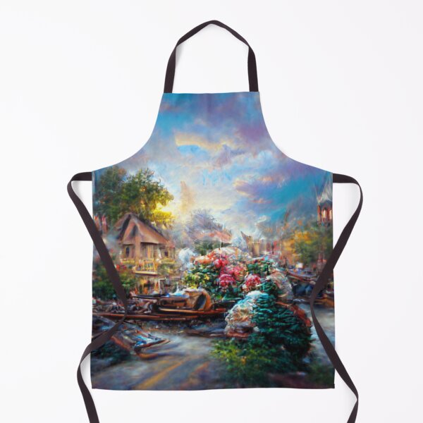 Item preview, House surrounded by trees Painting Art Work. designed and sold by Sloyar.