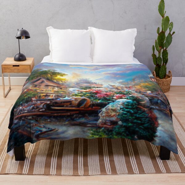 Item preview, House surrounded by trees Painting Art Work. designed and sold by Sloyar.