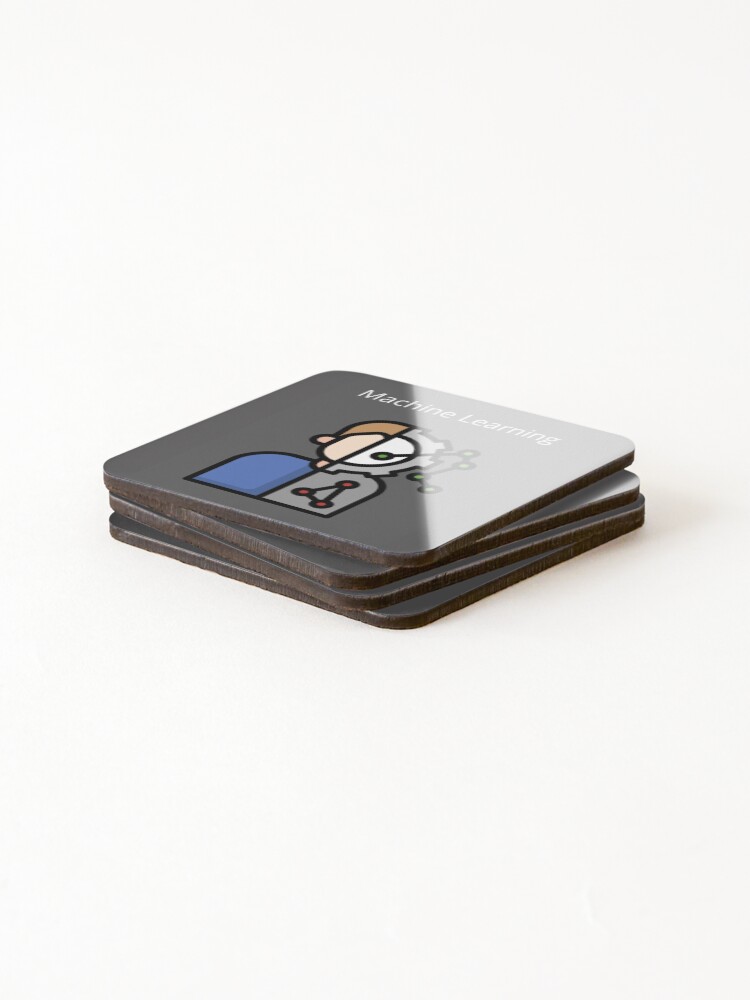 Thumbnail 4 of 5, Coasters (Set of 4), Machine Learning  designed and sold by UpcomingTech.