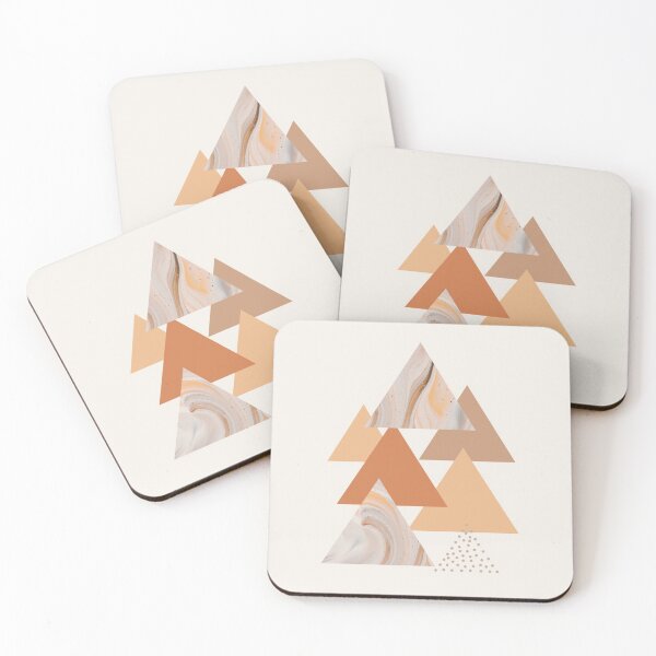 Item preview, Geometric Marble Triangles designed and sold by cerenalkan.