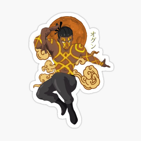 Ogun Black Star - Fire Force Sticker