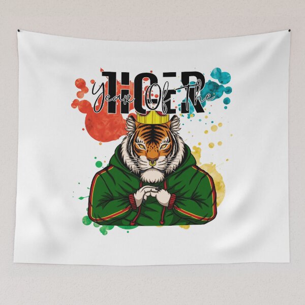 Item preview, Year Of The Tiger - Sport Tracksuit - Paint Splash Design designed and sold by onjcdesign.