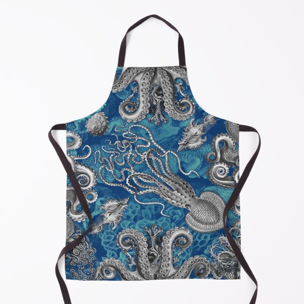 Item preview, Octopus Squid Kraken Art Tentacles Seashell Deep Sea Ocean Creatures Lover (Blue, Alt) - Octopus designed and sold by Mechanical Whispers.