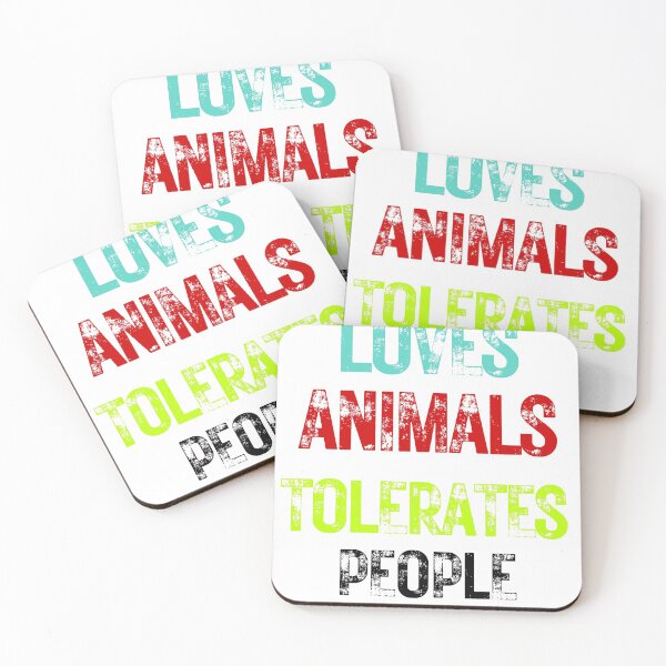 Item preview, Loves Animals Tolerates People Dog Animal Lover Tolerates People Funny Dog Lovers Gift  designed and sold by THEPURITYSTAR.