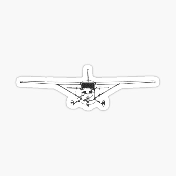 Cessna 172 Skyhawk - single-engine general aviation airplane Sticker