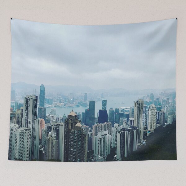 Item preview, Hong Kong skyscrapers Victoria Harbour view designed and sold by Travel Planet.