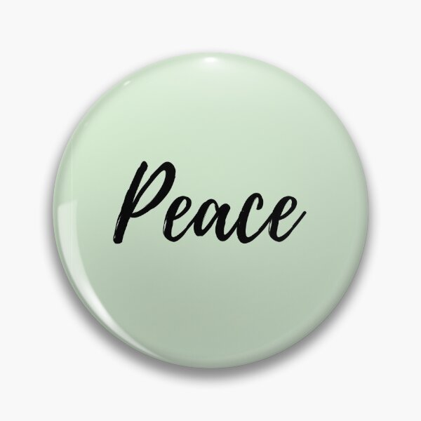 Item preview, Peace - Affirmation - Green background designed and sold by ActionFocus.