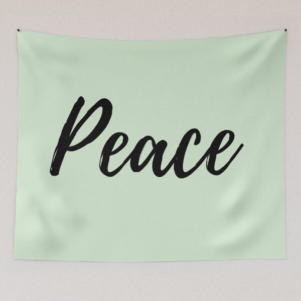 Item preview, Peace - Affirmation - Green background designed and sold by ActionFocus.