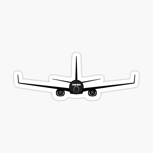 Boeing 737 - Commercial Passenger Jet Airliner Sticker