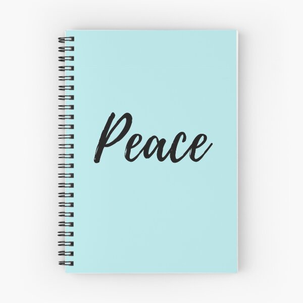 Item preview, Peace - Positive Affirmation - Blue background designed and sold by ActionFocus.