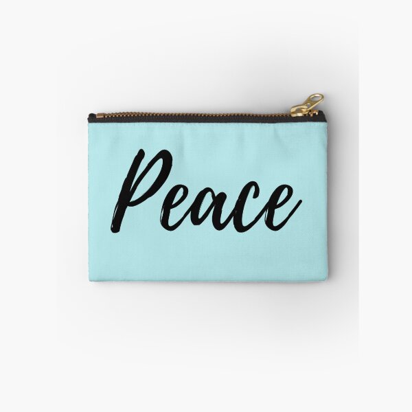 Item preview, Peace - Positive Affirmation - Blue background designed and sold by ActionFocus.