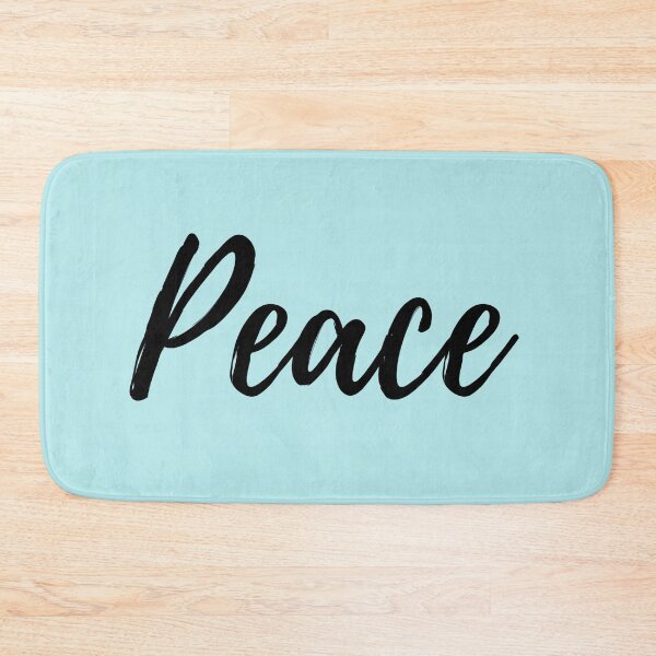 Item preview, Peace - Positive Affirmation - Blue background designed and sold by ActionFocus.