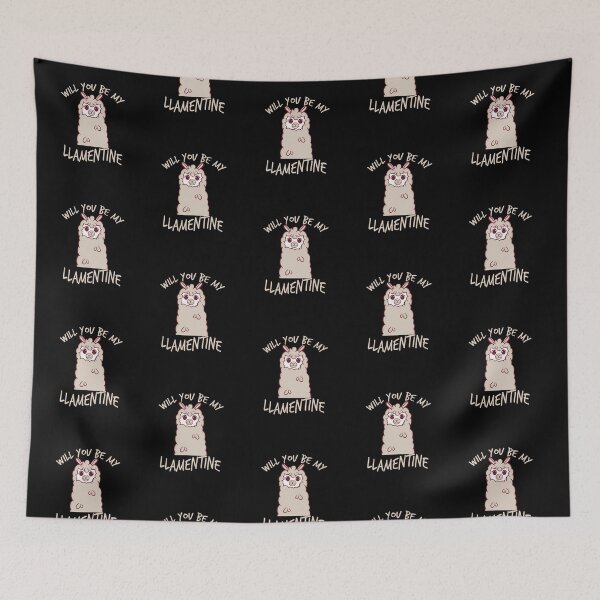 Item preview, Will You Be My Llamentine designed and sold by MqHStore.