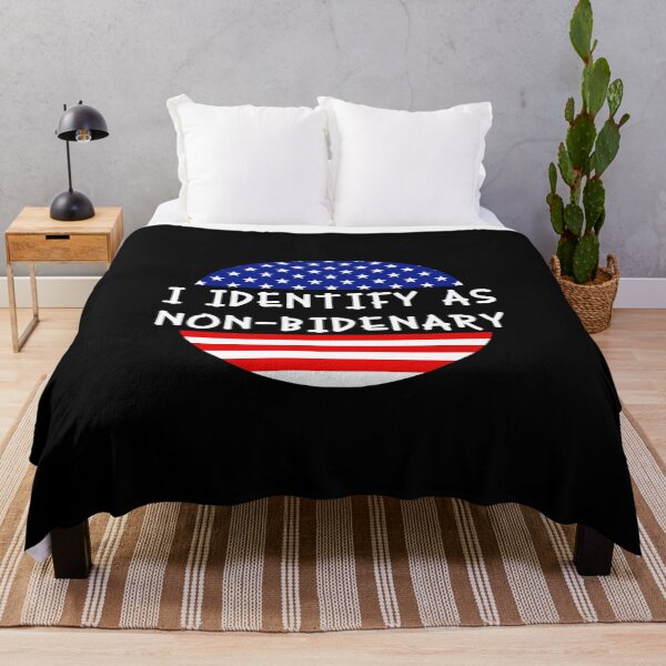 Item preview, I Identify As Non-Bidenary Funny Anti Biden designed and sold by JG0024.