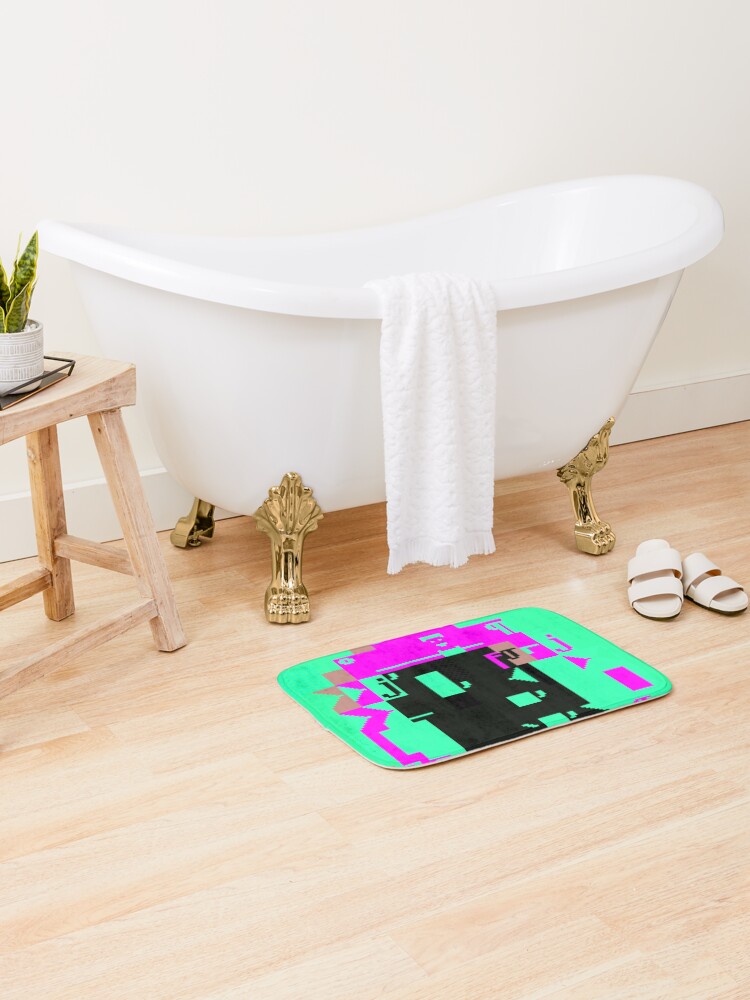 Thumbnail 2 of 6, Bath Mat, DOS Punk 706 designed and sold by DOS-Punks.