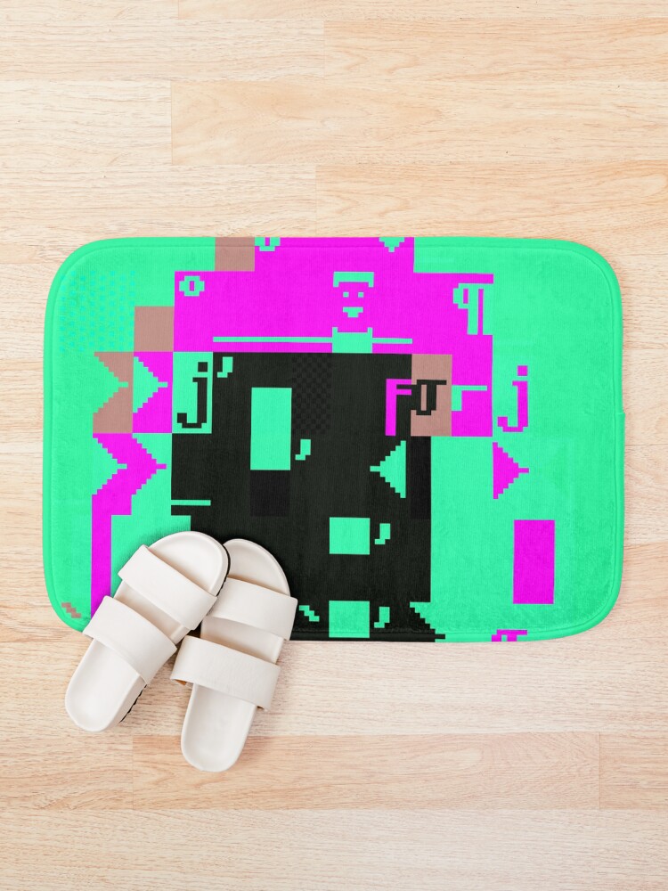 Thumbnail 1 of 6, Bath Mat, DOS Punk 706 designed and sold by DOS-Punks.