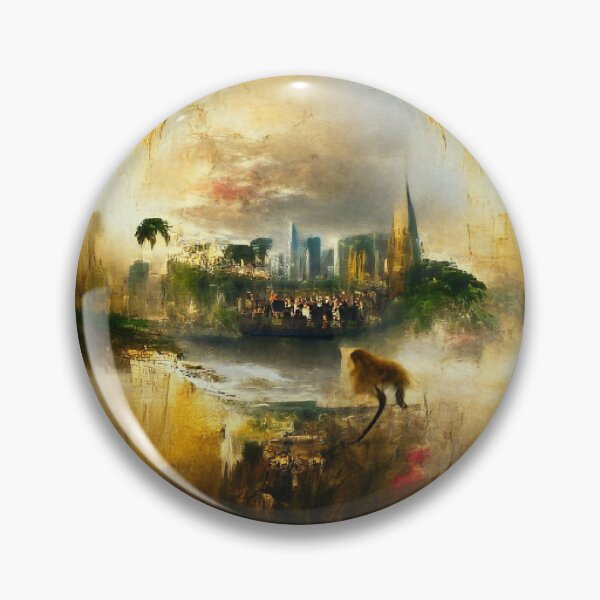 Item preview, City surrounded by trees art Work. designed and sold by Sloyar.