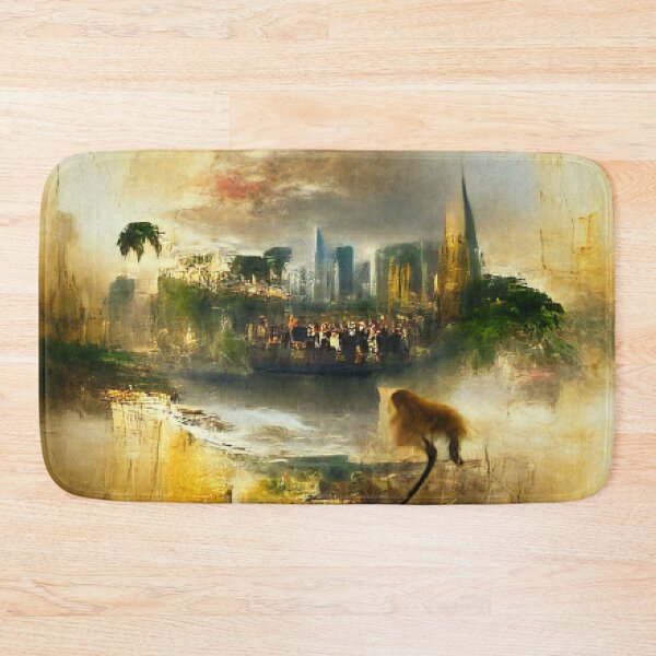 Item preview, City surrounded by trees art Work. designed and sold by Sloyar.